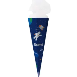 Weltall - Schultüte für Jungen mit Astronaut und Name