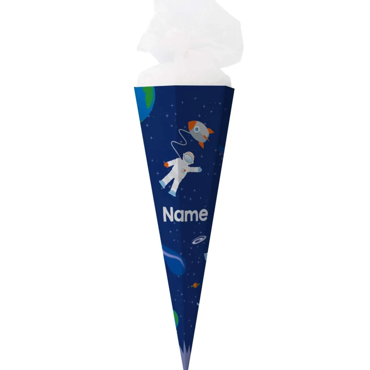Weltall - Schultüte für Jungen mit Astronaut und Name