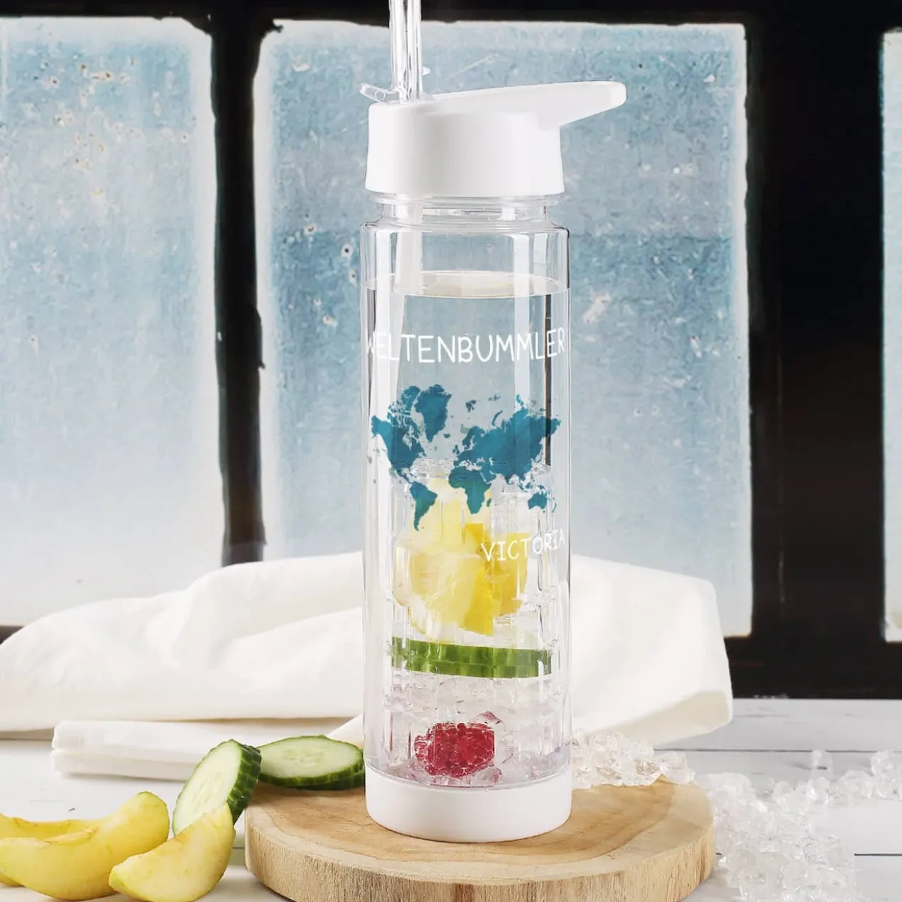 Weltenbummler Trinkflasche