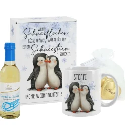 Wenn Schneeflocken Küsse wären - Glühwein Geschenkset zu Weihnachten