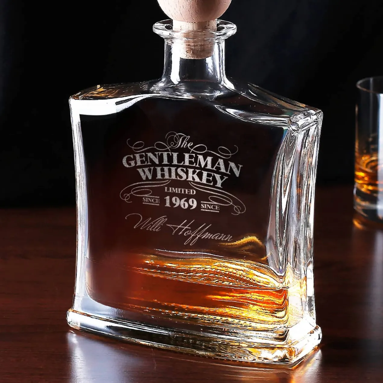 Whiskykaraffe mit Gravur als Accessoire für Kenner