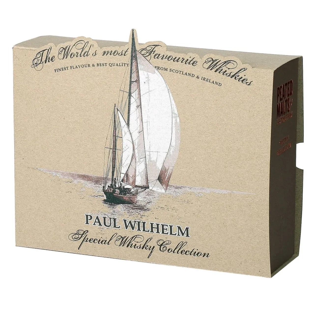 Whisky Tasting Collection in edler Verpackung bedruckt mit Wunschname