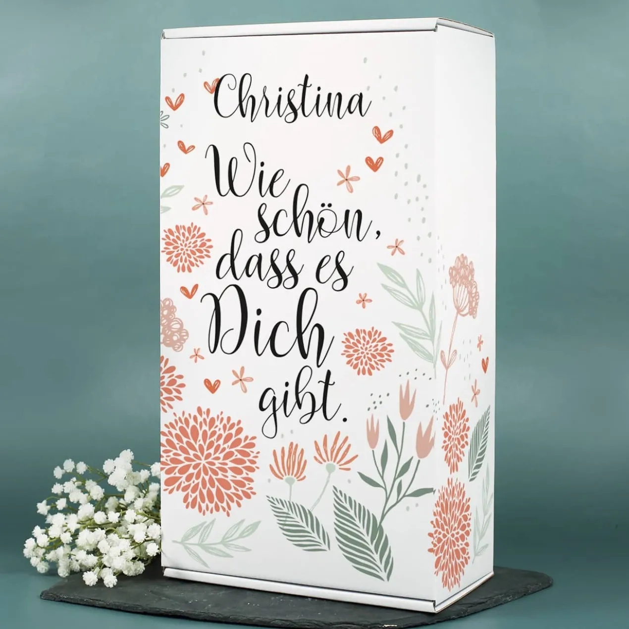 Wie schön, dass es Dich gibt. - Fruchtsecco Geschenkset in zwei Varianten