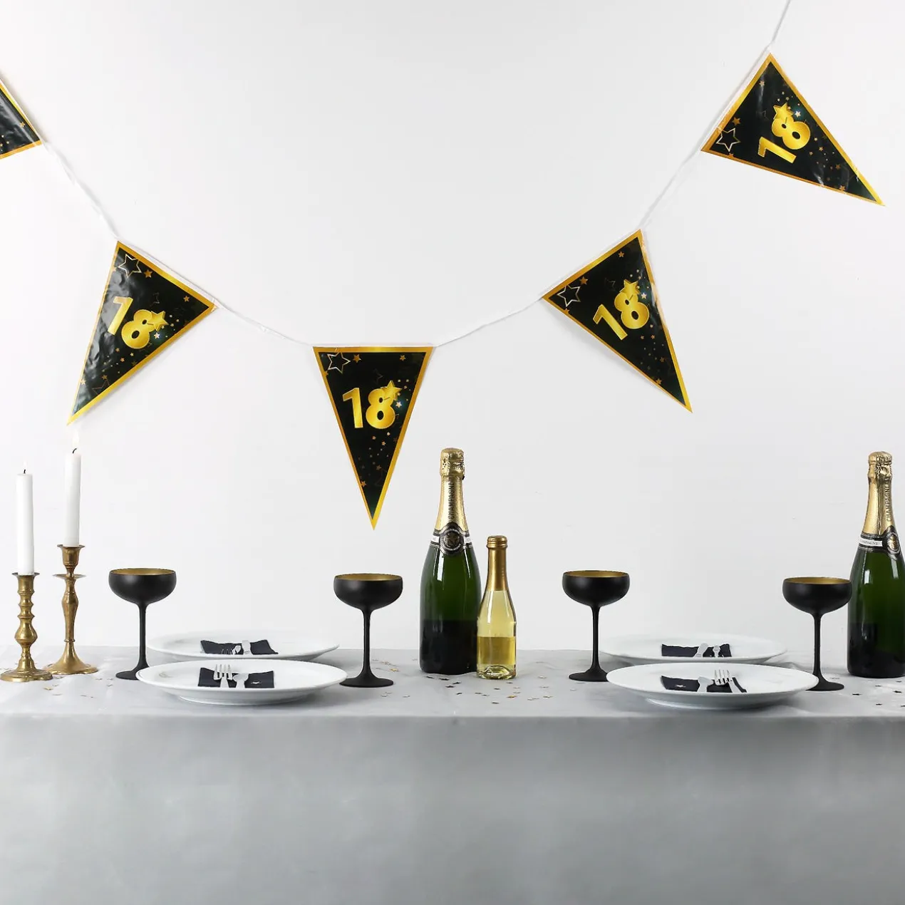 Wimpel-Girlande zum 18. Geburtstag - Star