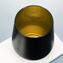 Windlicht 'Du bist mir wichtelig' in Schwarz-Gold & Weiß-Gold | Weihnachtsgeschenk & Wichtelidee