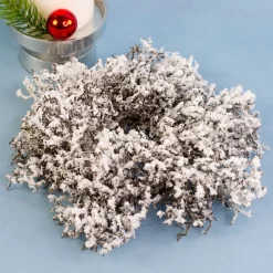 Winterlicher Adventskranz aus Schneezweigen in zwei Größen | Dekoration zu Weihnachten