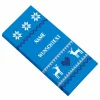 Winterliche Vollmilchschokolade im nordischen Stil mit Name und Wunschtext, 100g