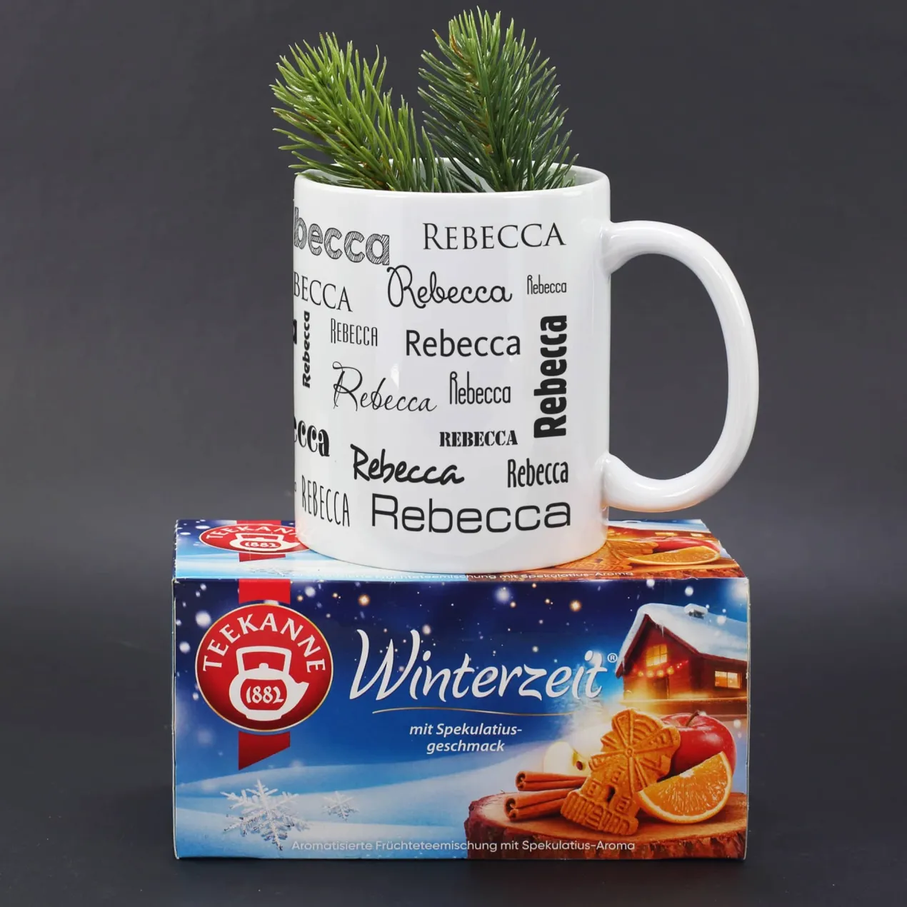 Winter Wärmer - Teekanne Tee mit Tasse als kleines Geschenket