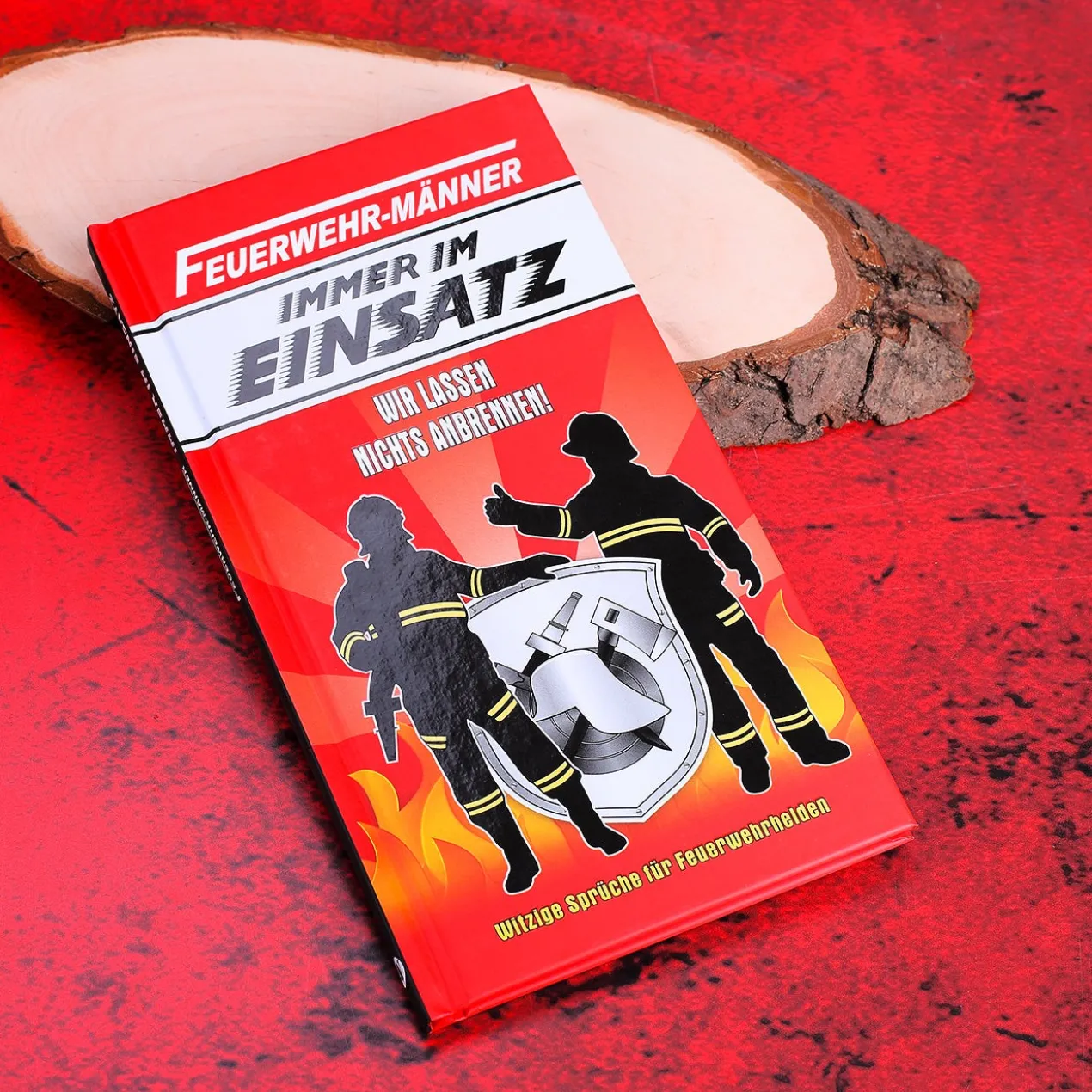 witziges Buch - Feuerwehrmänner im Einsatz