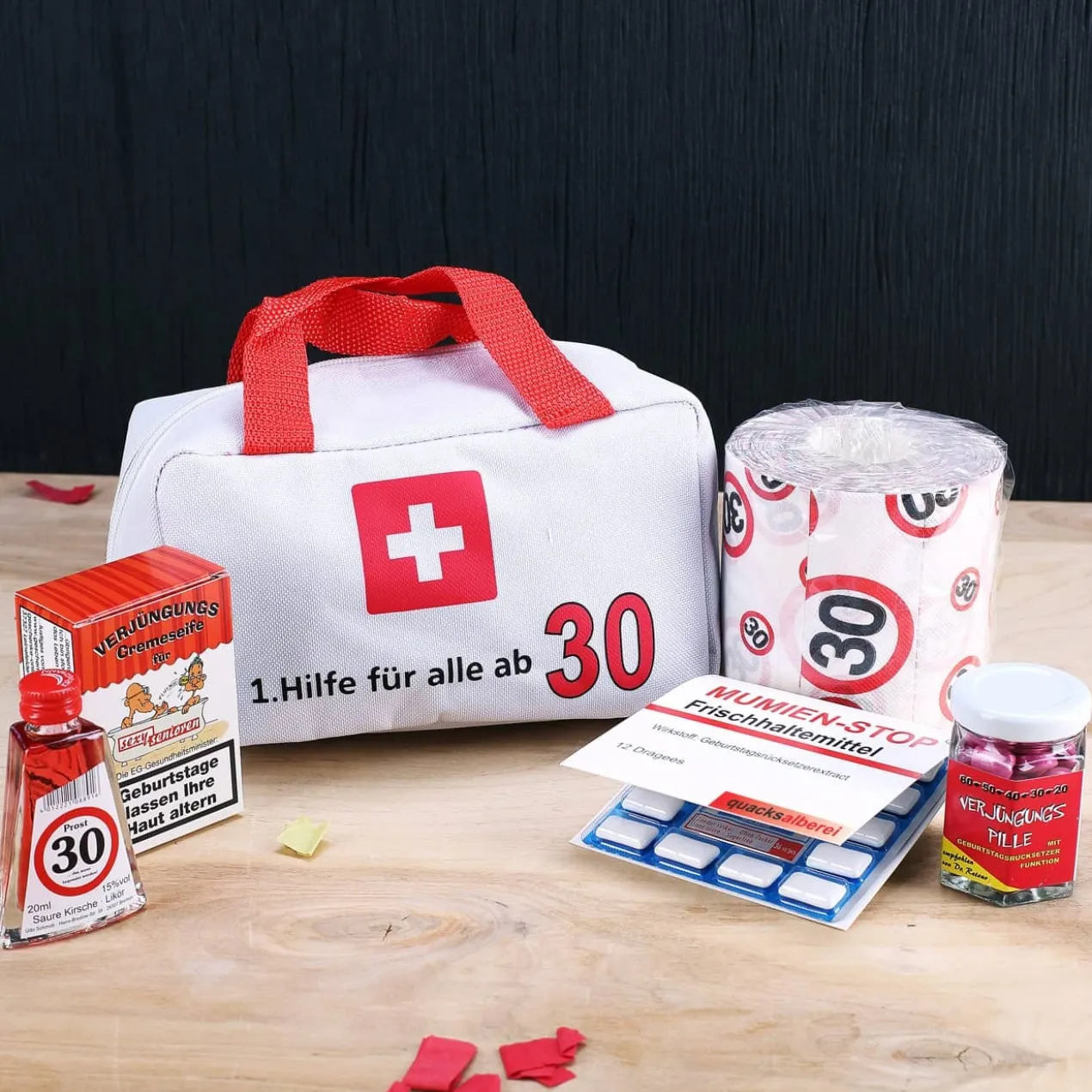Witziges 1. Hilfeset für alle ab 30 zum Geburtstag