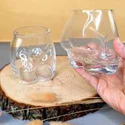 Witzige Trinkgläser 'Hoch den Hintern!' im Po-Design | 2er-Set | 250ml