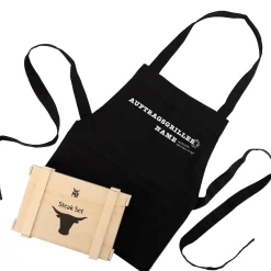 WMF Steak Besteckset mit Auftragsgriller Schürze