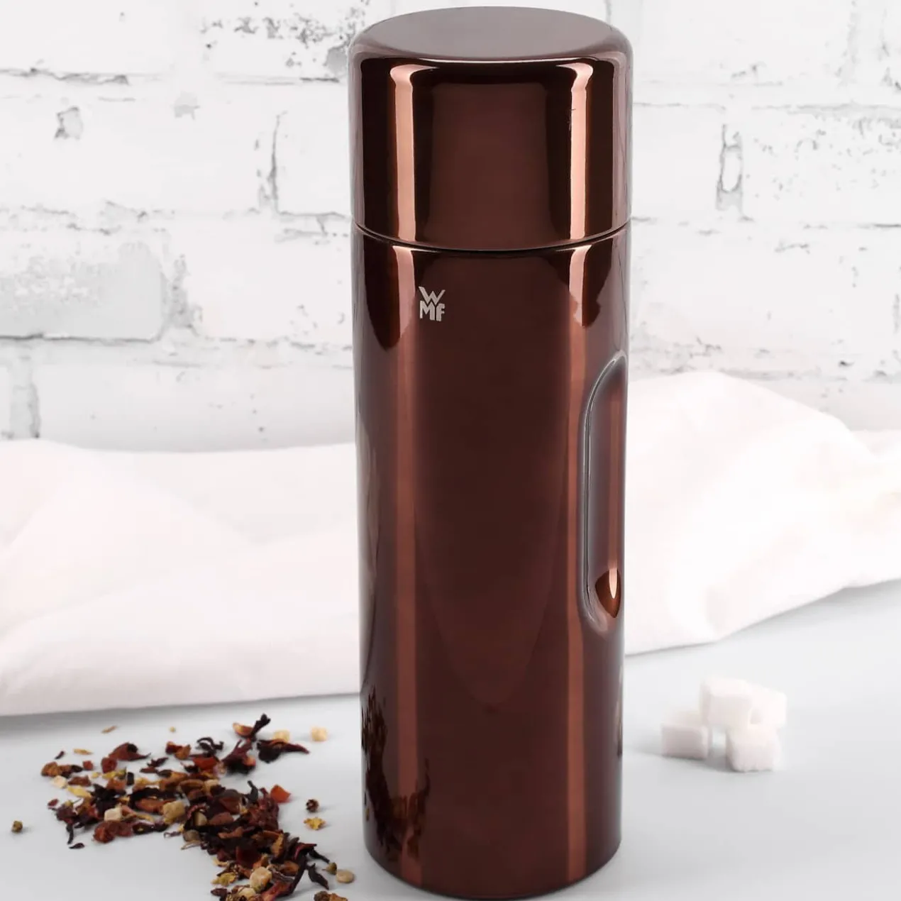 WMF Thermosflasche in 3 Farben mit persönlicher Holzbox