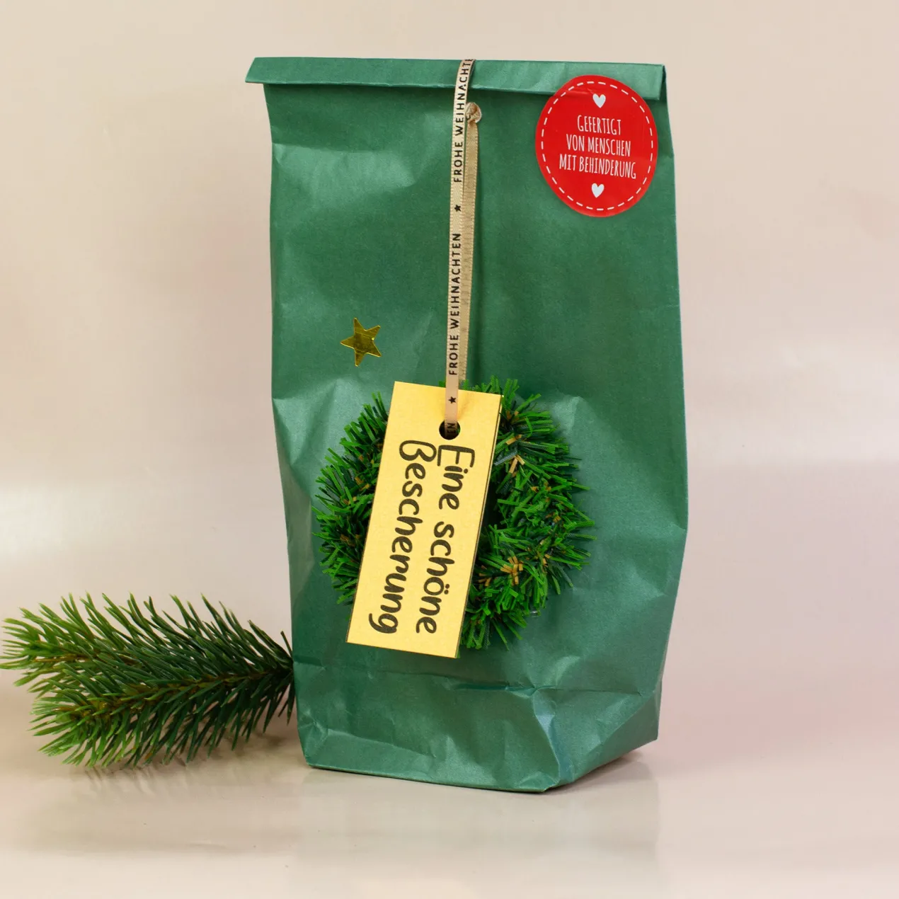Wundertüte - Eine schöne Bescherung - kleine handgefertigte Überraschung für Weihnachten und Advent