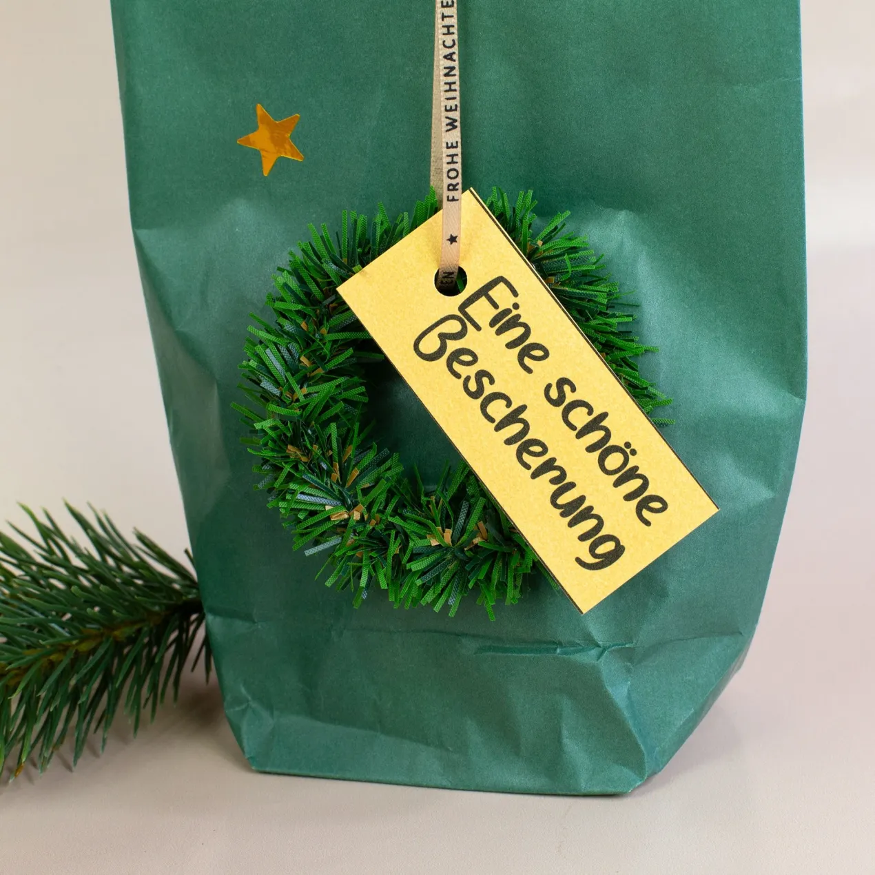 Wundertüte - Eine schöne Bescherung - kleine handgefertigte Überraschung für Weihnachten und Advent