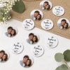XL - Fotokonfetti zur Hochzeit mit Namen und Blüten