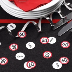 XL Konfetti zum 60. Geburtstag mit Name