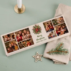 XL Schokolade zu Weihnachten mit Fotos und Wunschtext personalisiert | Süßes Weihnachtsgeschenk