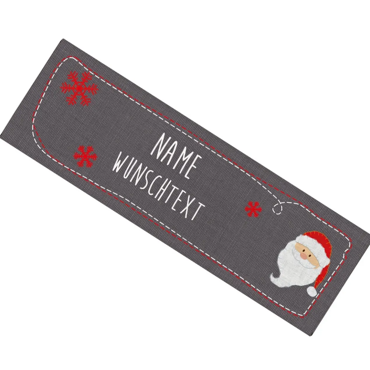 XL Weihnachts-Schokolade mit Weihnachtsmann, Name und Wunschtext
