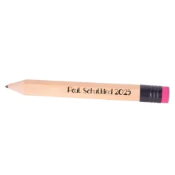 XXL Bleistift mit Radiergummi und Wunschtext in Übergröße! 35cm