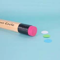 XXL Bleistift mit Radiergummi und Wunschtext in Übergröße! 35cm