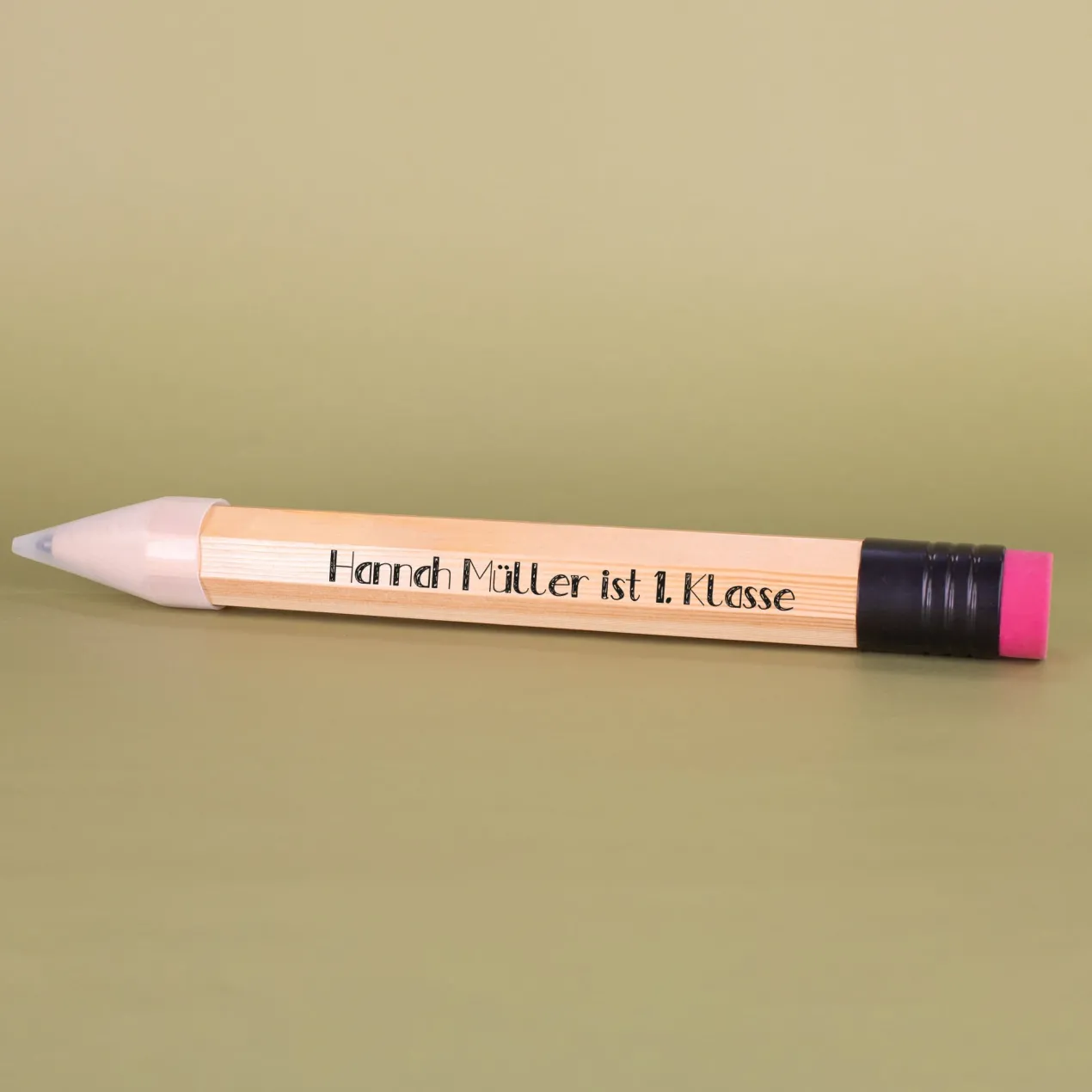 XXL Bleistift mit Radiergummi und Wunschtext in Übergröße! 35cm "Big Ideas"