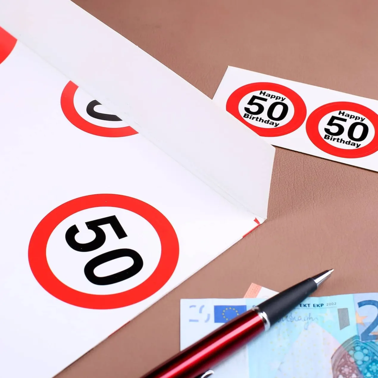 XXL Briefumschlag als Geldgeschenk zum 50. Geburtstag