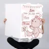 XXL Karte zur Geburt eines Mädchens mit Teddybär