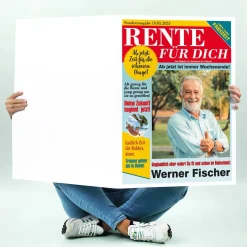 XXL Klappkarte zur Rente - mit 2 Fotos und individuellen Texten