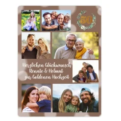 XXL Kuscheldecke mit 7 Fotos, Text & Symbolauswahl | Sherpadecke als Geschenk für viele Anlässe