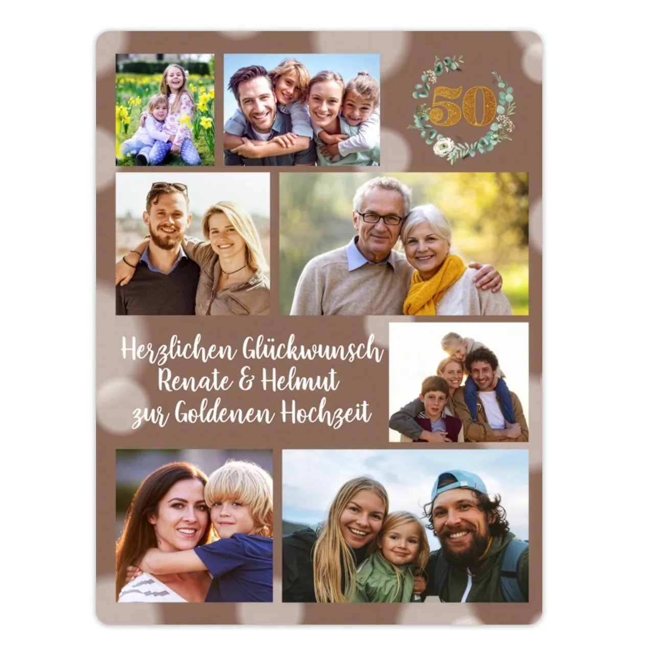 XXL Kuscheldecke mit 7 Fotos, Text & Symbolauswahl | Sherpadecke als Geschenk für viele Anlässe