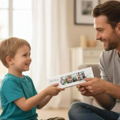 XXL Schokolade personalisierbar mit 5 Fotos | Geschenk für den besten Onkel | 300 g