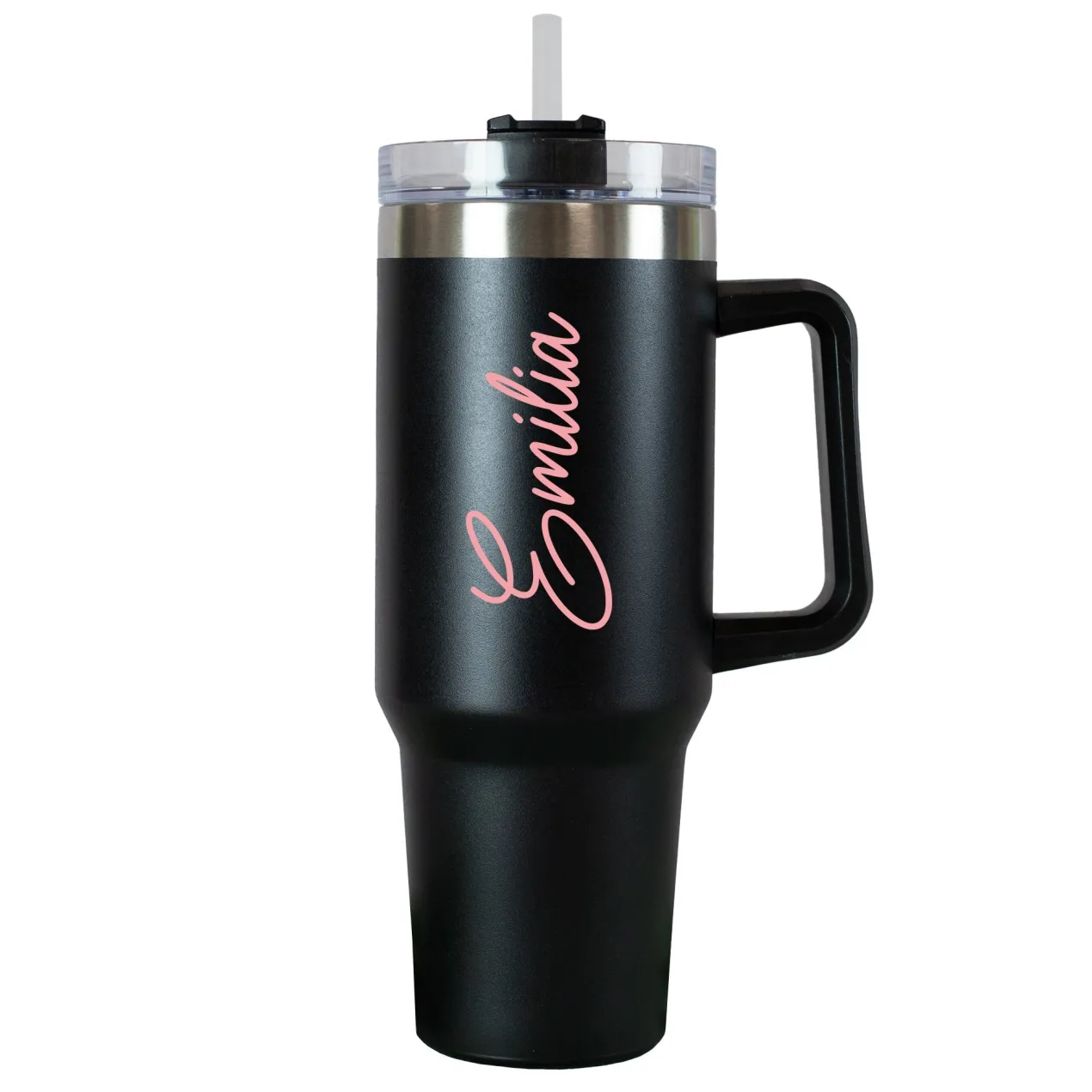 XXL Thermobecher personalisierbar mit Name | Auswahl Schriftfarbe | Thermo Cup 1,2 Liter