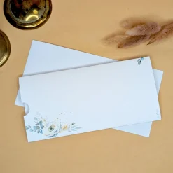 Ziehkarte - Hochzeitseinladung mit Bräutigam & Braut mit Kurzhaarschnitt
