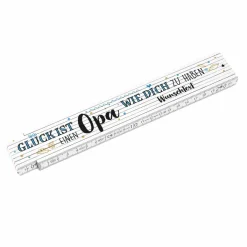 Zollstock für Opas - Glück ist einen Opa wie dich zu haben - mit Wunschtext
