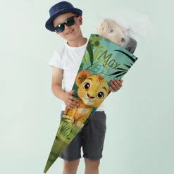 Zuckertüte mit kleinem Löwenbaby und Ihrem Wunschnamen