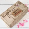 Zum Geburtstag alter Schachteln eine passende Geschenkverpackung bedruckt mit Name und Jahr